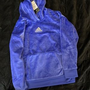 Adidas velour sweatshirt girls size XL